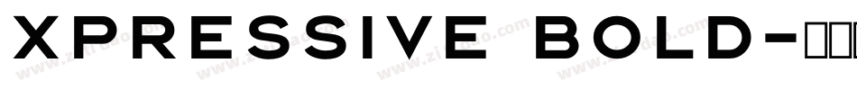 Xpressive Bold字体转换